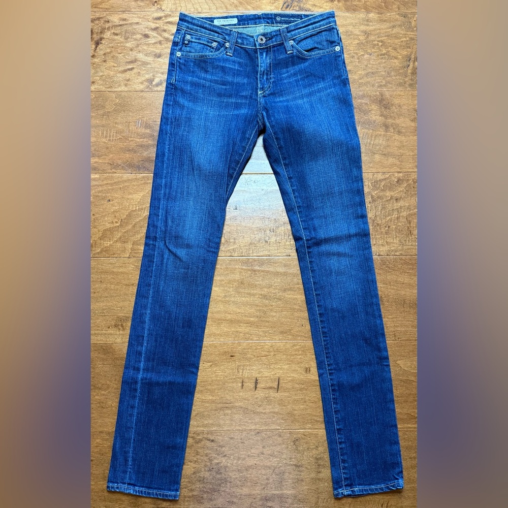 AG The Premiere Skinny Jeans Dark Wash 25R Slim Straight Denim